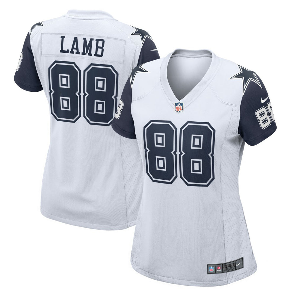 NFL CeeDee Lamb Dallas Cowboys Women's 2nd Alternate Game Jersey - White