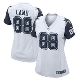 NFL CeeDee Lamb Dallas Cowboys Women's 2nd Alternate Game Jersey - White