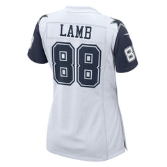 NFL CeeDee Lamb Dallas Cowboys Women's 2nd Alternate Game Jersey - White