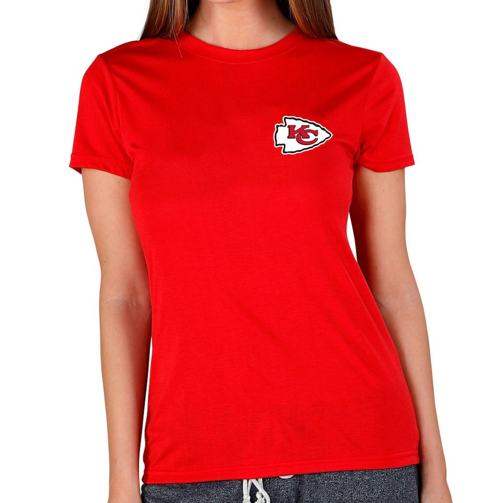 Kansas City Chiefs Concepts Sport Women's Marathon Knit Lounge Top Red