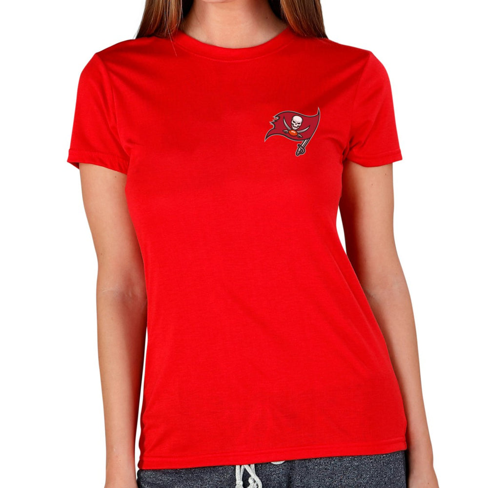 Tampa Bay Buccaneers Concepts Sport Women's Marathon Knit Lounge Top Red