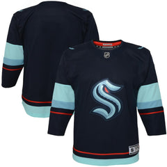 NHL Seattle Kraken Youth Home Premier Jersey - Navy