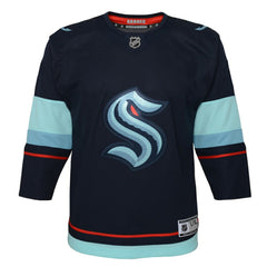 NHL Seattle Kraken Youth Home Premier Jersey - Navy