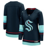 NHL Seattle Kraken Fanatics Women's Home Breakaway Jersey - Navy