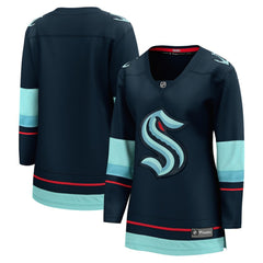 NHL Seattle Kraken Fanatics Women's Home Breakaway Jersey - Navy