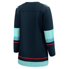 NHL Seattle Kraken Fanatics Women's Home Breakaway Jersey - Navy