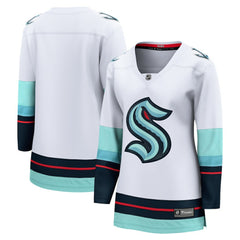 NHL Seattle Kraken Fanatics Women's Away Breakaway Jersey - White