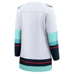 NHL Seattle Kraken Fanatics Women's Away Breakaway Jersey - White