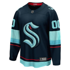 NHL Seattle Kraken Fanatics Home Breakaway Custom Jersey - Deep Sea Blue