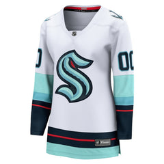 NHL Seattle Kraken Fanatics Women's Away Breakaway Custom Jersey - White