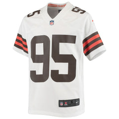 NFL Myles Garrett Cleveland Browns Youth Game Jersey - White