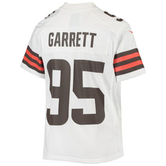 NFL Myles Garrett Cleveland Browns Youth Game Jersey - White