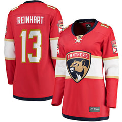 NHL Sam Reinhart Florida Panthers Fanatics Women's Breakaway Player Jersey - Red