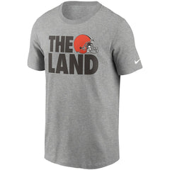 Cleveland Browns Hometown Collection The Land T-Shirt Heathered Gray