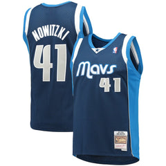 NBA Dirk Nowitzki Dallas Mavericks 2011/12 Hardwood Classics Swingman Jersey sale - Navy