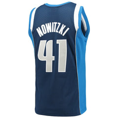 NBA Dirk Nowitzki Dallas Mavericks 2011/12 Hardwood Classics Swingman Jersey sale - Navy