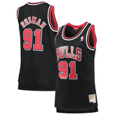 NBA Dennis Rodman Chicago Bulls Women's Hardwood Classics Swingman Jersey sale - Black