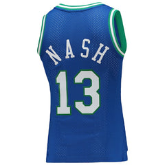 NBA Steve Nash Dallas Mavericks Women's 1998/99 Hardwood Classics Swingman Jersey sale - Blue