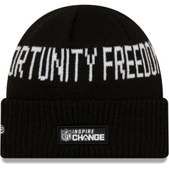 Cleveland Browns New Era Team Social Justice Cuffed Knit Hat Black