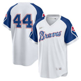 MLB Hank Aaron Atlanta Braves Nike Home Cooperstown Collection Player Jersey - White