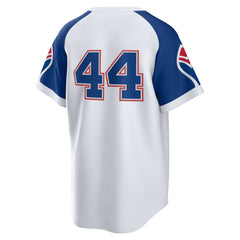 MLB Hank Aaron Atlanta Braves Nike Home Cooperstown Collection Player Jersey - White