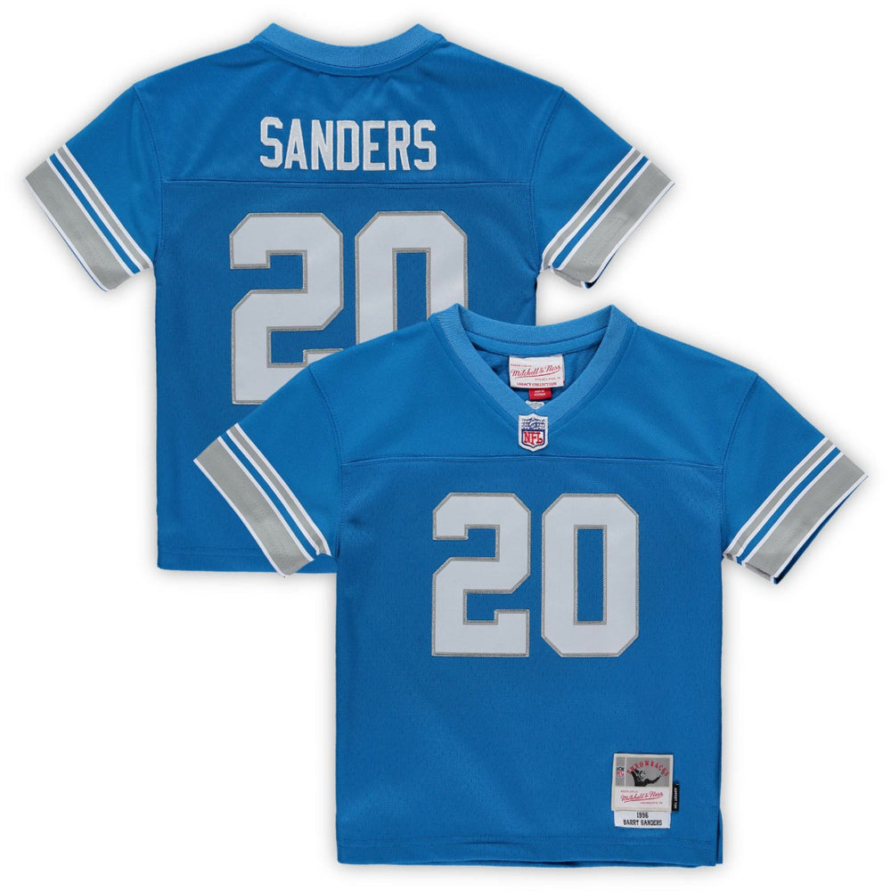 NFL Barry Sanders Detroit Lions Male Preschool 1996 Retired Legacy Jersey - Blue on sale