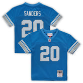 NFL Barry Sanders Detroit Lions Male Preschool 1996 Retired Legacy Jersey - Blue on sale