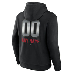 NHL,Custom Montreal Canadiens Personalized Midnight Mascot Logo Pullover Hoodie - Black