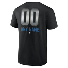 NHL,Custom Colorado Avalanche Personalized Midnight Mascot Logo T-Shirt - Black