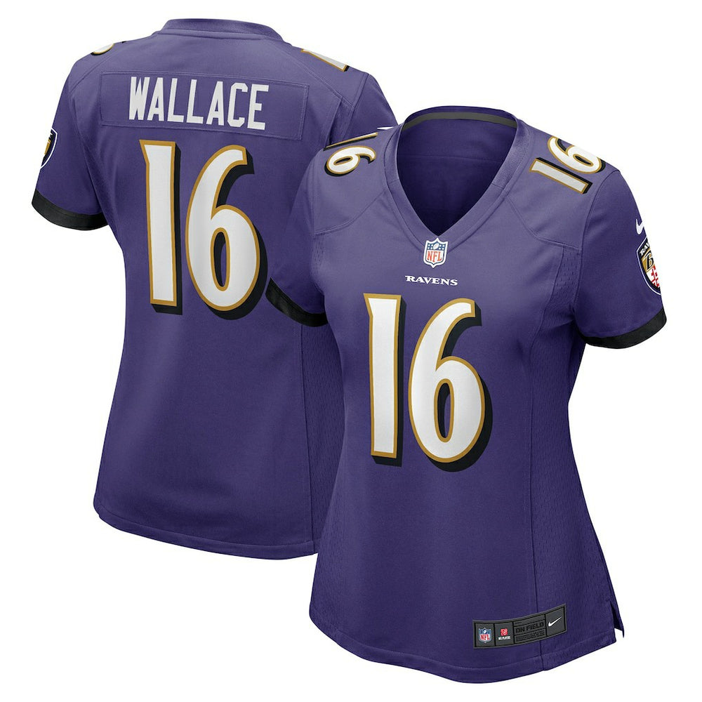 NFL Tylan Wallace Baltimore Ravens Women's Game Jersey - Purple