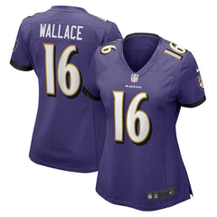 NFL Tylan Wallace Baltimore Ravens Women's Game Jersey - Purple