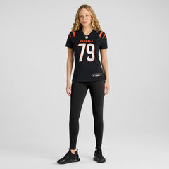 NFL Jackson Carman Cincinnati Bengals Women's Game Jersey - Black
