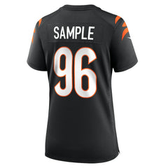 NFL Cam Sample Cincinnati Bengals Women's Game Jersey - Black