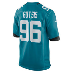 NFL Adam Gotsis Jacksonville Jaguars Game Jersey - Teal