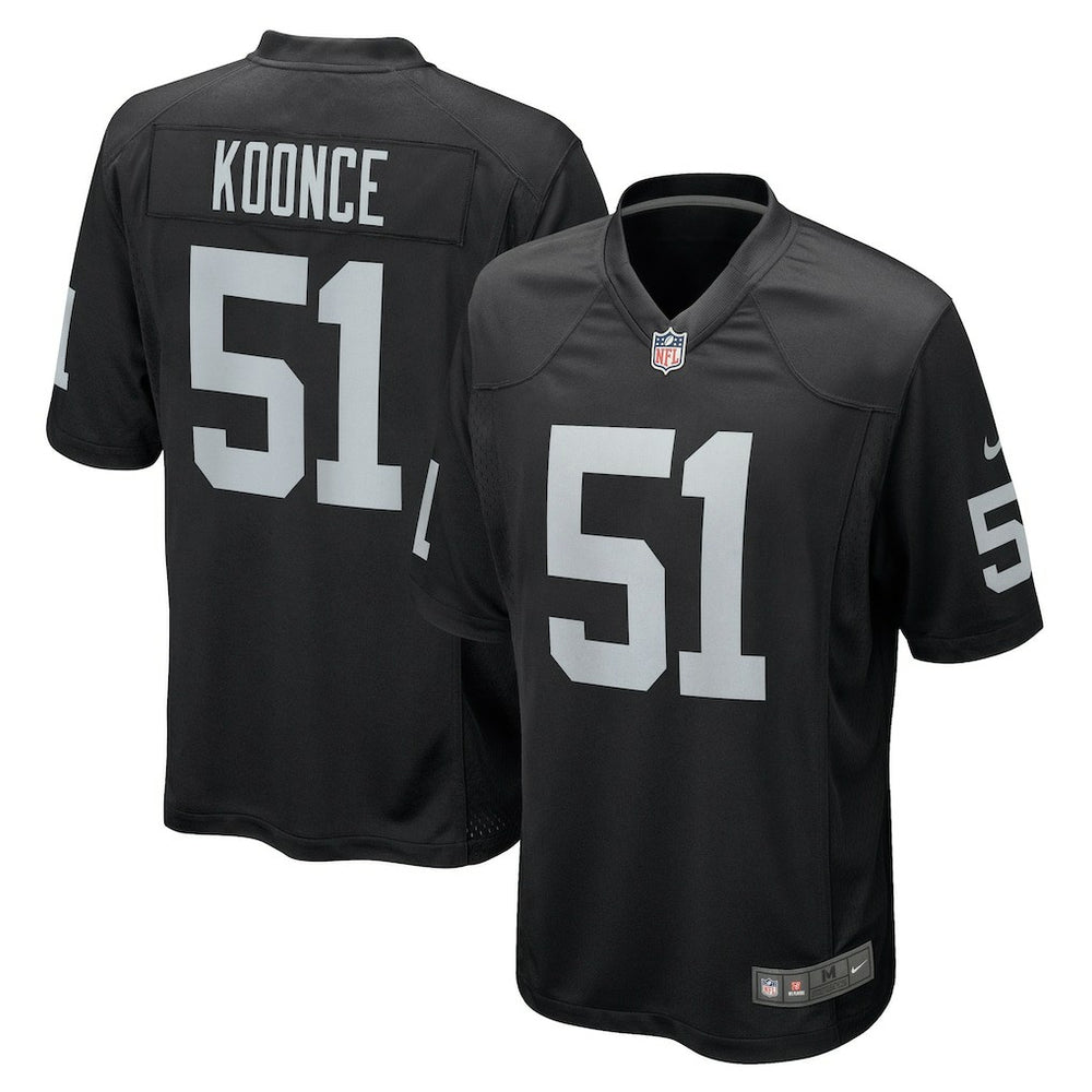 NFL Malcolm Koonce Las Vegas Raiders Game Jersey - Black