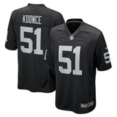 NFL Malcolm Koonce Las Vegas Raiders Game Jersey - Black