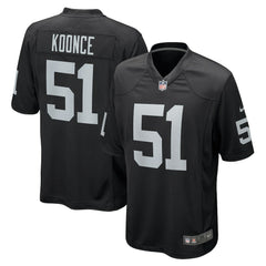 NFL Malcolm Koonce Las Vegas Raiders Game Jersey - Black