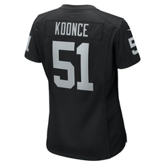 NFL Malcolm Koonce Las Vegas Raiders Women's Game Jersey - Black