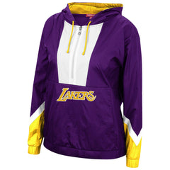 Los Angeles Lakers Women's Half-Zip Windbreaker 2.0 Hoodie Purple