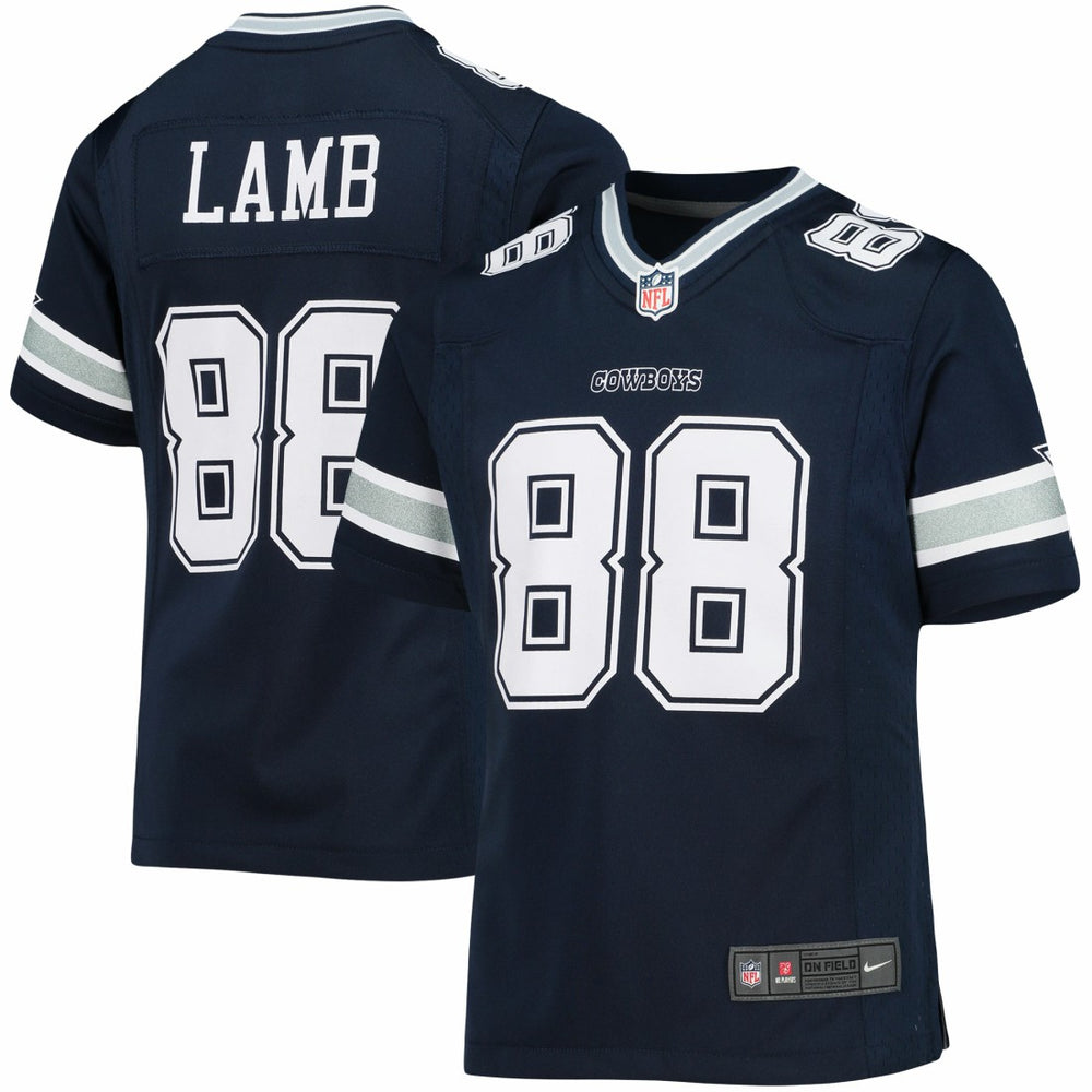 NFL CeeDee Lamb Dallas Cowboys Girls Youth Game Jersey - Navy