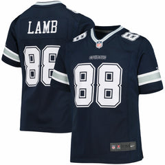NFL CeeDee Lamb Dallas Cowboys Girls Youth Game Jersey - Navy