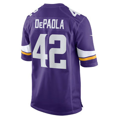NFL Andrew DePaola Minnesota Vikings Game Jersey - Purple