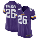 NFL Kene Nwangwu Minnesota Vikings Women's Game Jersey - Purple