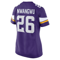 NFL Kene Nwangwu Minnesota Vikings Women's Game Jersey - Purple