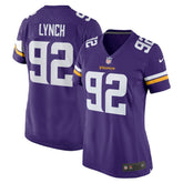 NFL James Lynch Minnesota Vikings Women's Game Player Jersey - Purple