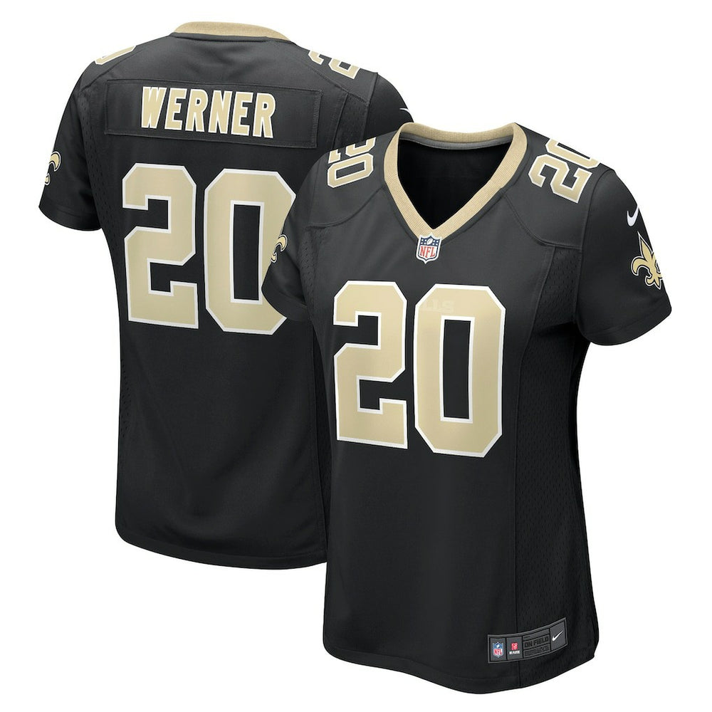 NFL Pete Werner New Orleans Saints Women's Game Jersey - Black