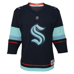 NHL Seattle Kraken Youth Home Replica Custom Jersey - Navy