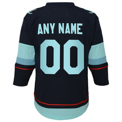 NHL,Custom Seattle Kraken Youth Home Replica Custom Jersey - Navy
