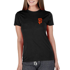 San Francisco Giants Concepts Sport Women's Marathon Knit Top - Black Tops