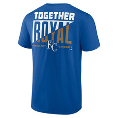 Kansas City Royals Fanatics Hometown Collection Together T-Shirt - Royal T-shirts